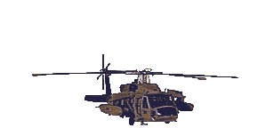 [animated graphic of helicopter doing touch and go]