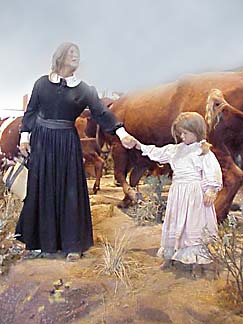 Pioneer mother and daughter